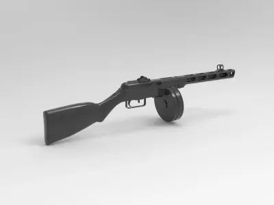 PPSh-41 3D model purchase