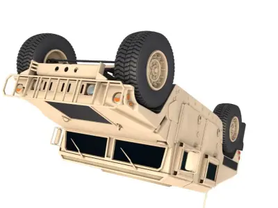 humvee m1151 3D model
