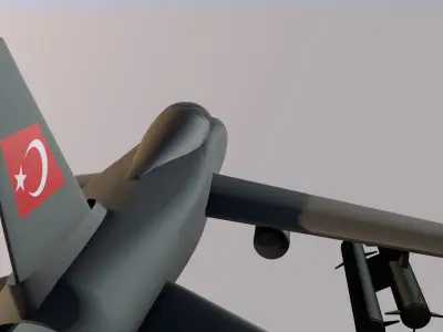 F16 Typec Jet Low-poly 3D model