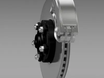 Disc Brake 3D model by CreativeIdeaStudio