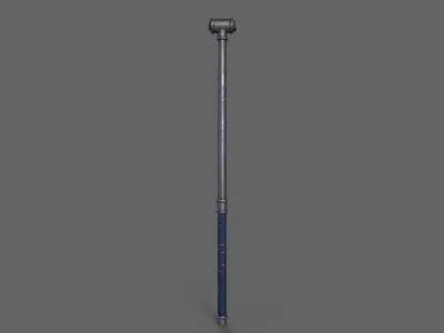 PBR Pipe Weapon V2e Low-poly 3D model
