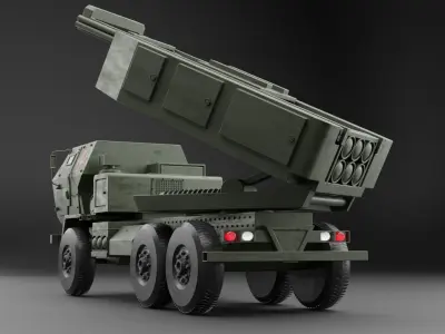 HIMARS M142 HighPoly 3d model 3D model