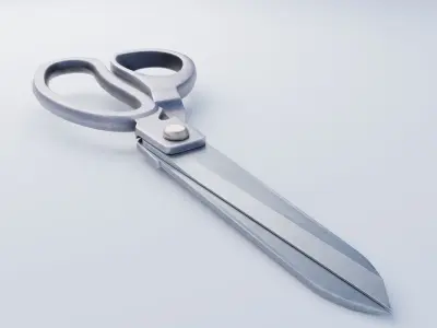 Tailor Scissors Low-poly 3D model