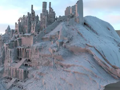Ancient City Sahara expanded 3D model  3D model