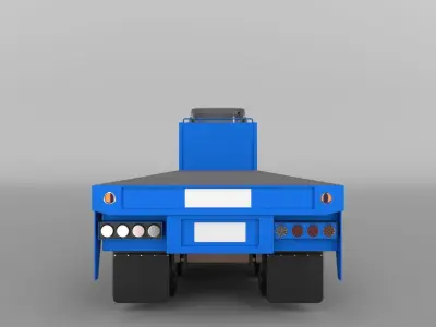 ISUZU DECA GXZ 360 10 wheel tractor 3D model