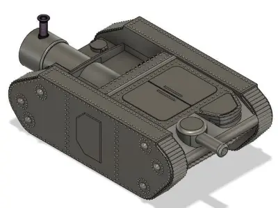 MKII Steamer Tank 3D print model