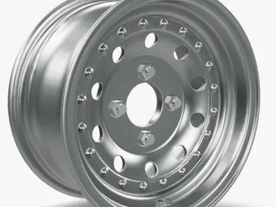 American Racing Outlaw II Wheel Natural 3D model