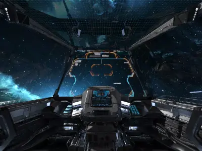 Spaceship Cockpit v1 3D model