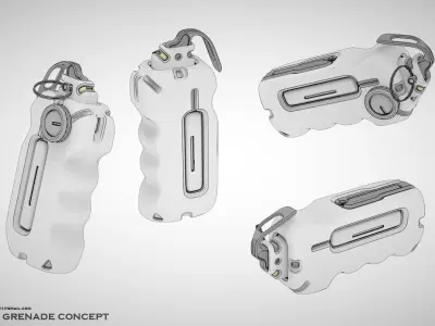 BLINKER-11 Grenade Concept 3D model