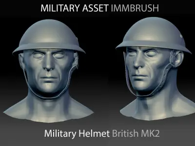 Military Assets brush  3D model