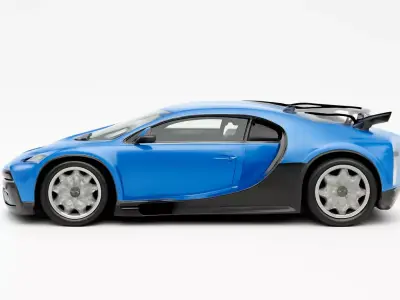 Bugatti Chiron Pur Sport Hypercar 3D model