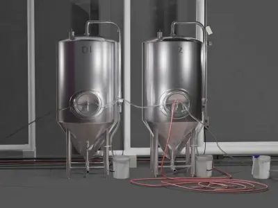 Beer Distiller 3D model