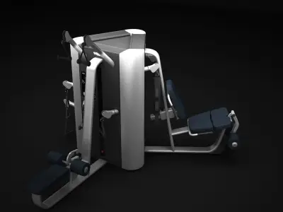 Multistation Tower Machine 3D model