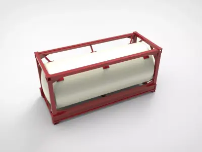 Tank Container Ship 3D print model