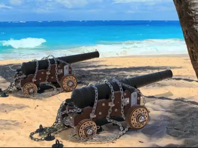 MODO - The Soul Ship Cannons 3D model