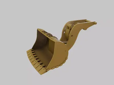 Bucket Low-poly 3D model buy