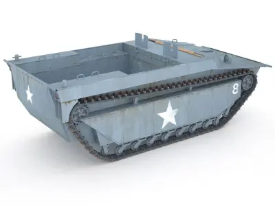 LVT 4 US - Guadalcanal 3D model