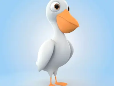 Pelican 3D model