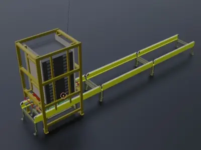 Pallet Dispenser 3D designed 3D model