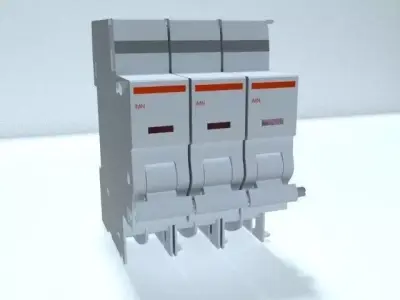 Circuit breaker 3D model