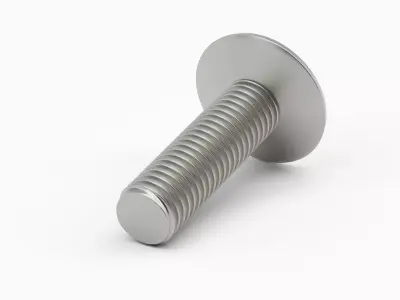 Phillips Flat Head Screw 3D model