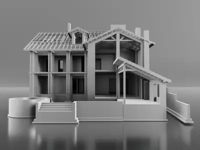 Cottage 3D model