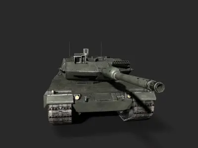 Main Tank Low-poly 3D model