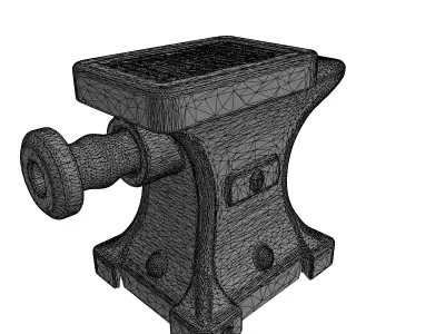 Stylized Anvil Industrial Prop Model Low-poly 3D model