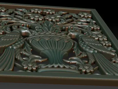 Decorative panel 3D model