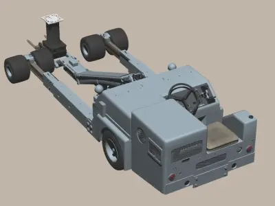 HMU-83D USAF Bomb Loader and AGM-65 Maverick 3D model