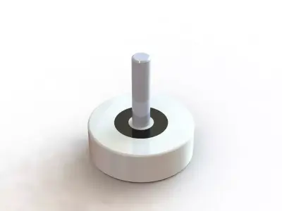 Vibra Stop Tradicional Rosca 1pol x 5pol Anti Vibration Damper 3D model