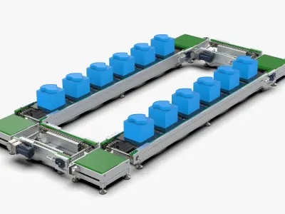 Speed Chain Transplanting Body Line 3D model
