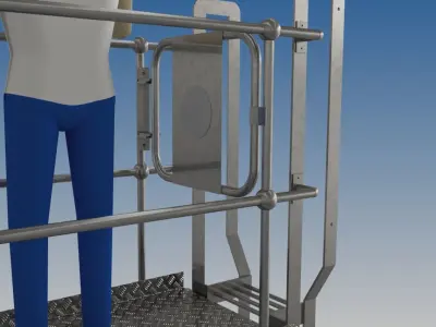 Platform Walkway 3D model