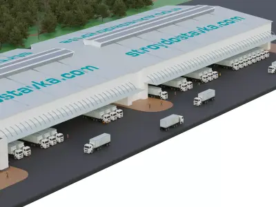 cargo transportation Free 3D model