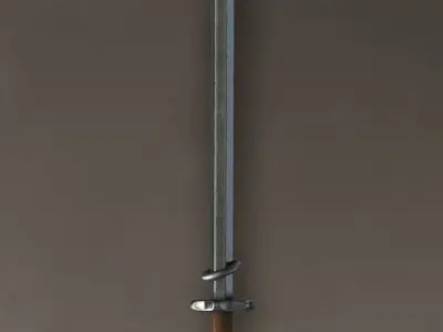 Flanged Mace 3D model purchase