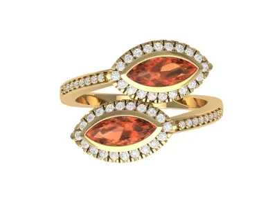 Wedding Ring  3D print model 327