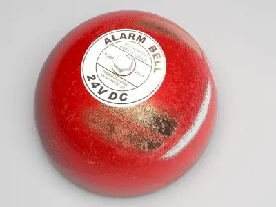 Fire Alarm Bell 3D model
