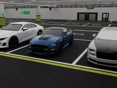 Underground Garage  3D model