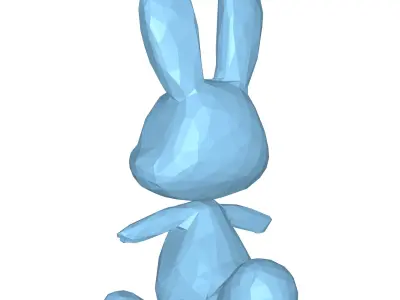 Rabbit Low Poly 3D model