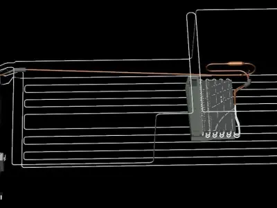 sistema de refrigeracao 3D model