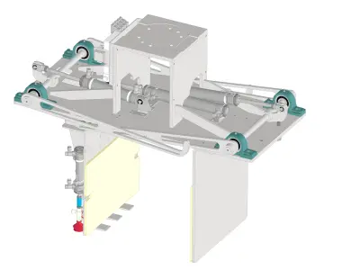 Carton Pallet Gripper for Robot Pallettizing 3D model purchase