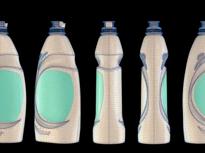 Detergent Bottle 750 ml 3D model