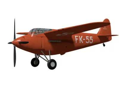 Koolhoven FK55 3D model purchase