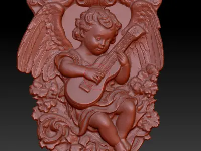 Angel  3D print model
