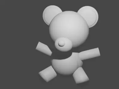 Bear Model teddy 3D model