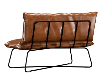 Double armchair 3D model