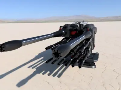 cannon 09 3D model