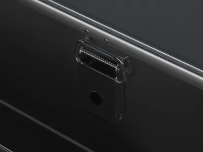 Aluminum Container 002 XS 3D model