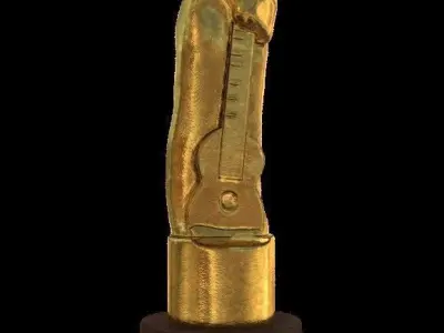 Martin Fierro Award Statuette 3D model 3D model