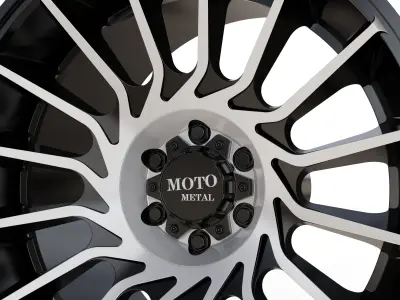 MOTO METAL MO807 WHEEL 3D MODEL 3D model